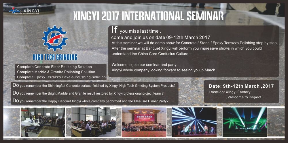Seminário de revestimento Xingyi 2017 está chegando
