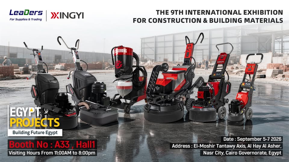 XINGYI to Exhibit at The 9th International Exhibition for Construction & Building Materials – Egypt Projects 2026